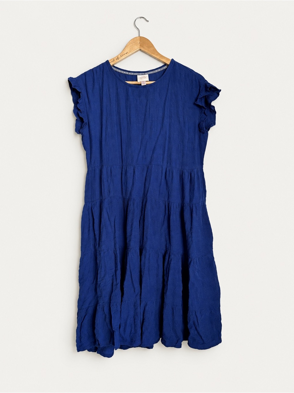 Knox Rose Royal Blue Tiered Midi Dress S